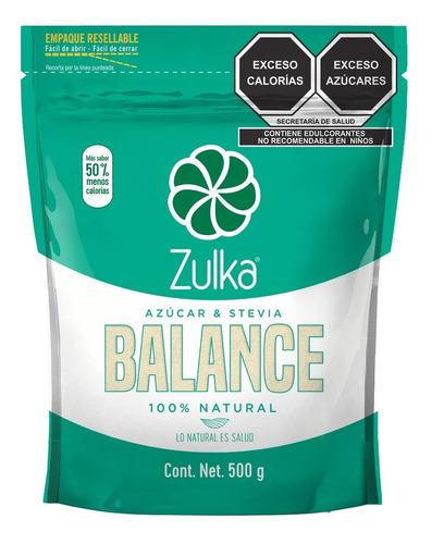 Zulka Azúcar Balance 20 Piezas De 500gr C/u