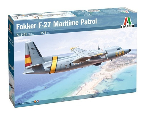 Fokker F-27 Maritime Patrol By Italeri # 1455      1/72