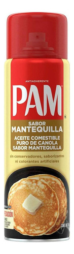 Aceite Puro De Canola Pam Mantequilla 141g