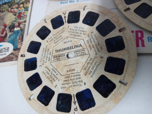 7k View Master 3 Discos Cuentos 1966