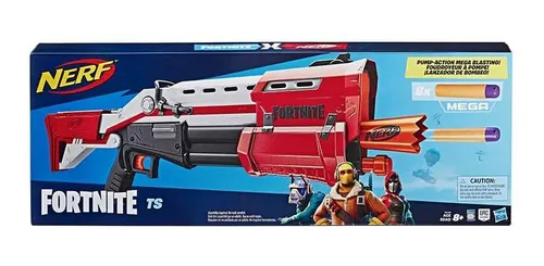 Nerf Fortnite Ts-1 Hasbro Lanzador 8x Mega Descuento 20%