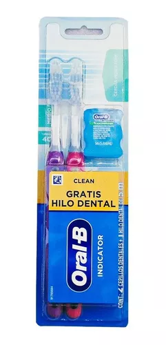 Cepillo dental Oral-B Clean Indicator medio 2 pzas