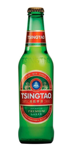 Imagen 1 de 1 de Cerveza Tsingtao China Pilsner Clara 330ml