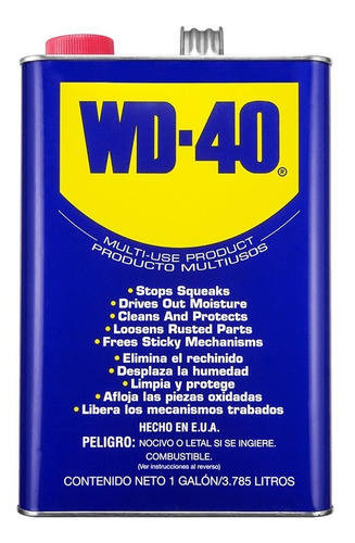 Lubricante Multiusos Aflojatodo 3.785 Litros Wd-40 52110