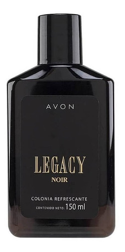Avon Legacy Noir Colonia Refrescante Frasco 150 Ml. 