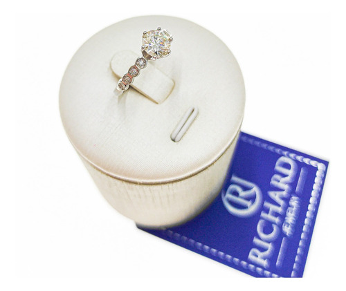 Imagen 2 de 6 de Argollas De Matrimonio Diamante Plata Oro Ajustable Rms13