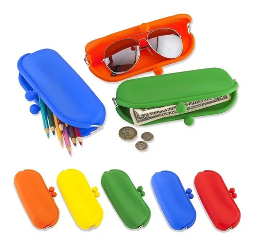 Estuche Monedero En Silicona Multiusos Cartera Billetera