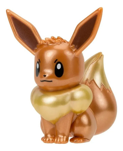 Jazwares Pokemon Select Eevee Figura 8 Cm Metalizado