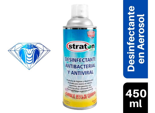 Desinfectante Antiviral & Antibacterial Straton Gran Poder 