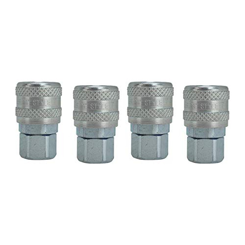 Acoplador De Estilo De 1/4  Hembra Npt, Paquete De 4