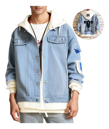 Sudaderas Con Capucha De Mezclilla Unisex Estilo Sexy De Una