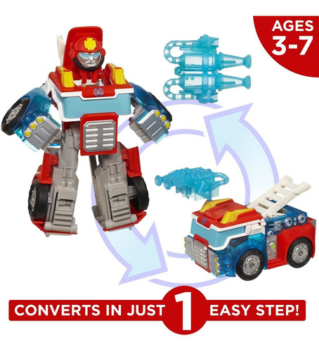 Figura Fire-bot Playskool Heroes Transformers Juguete