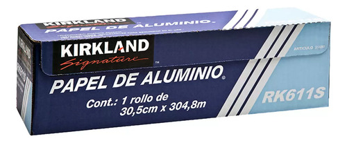 Papel Aluminio Kirkland Reynolds Extra Fuerte 304.8x30.4 Cm