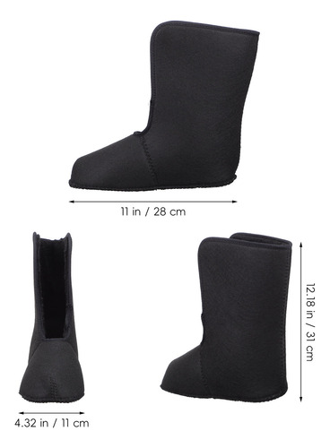 1 Par De Insertos Térmicos Suaves Para Botas Con Forro Polar