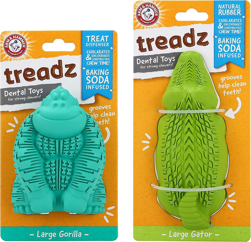 Arm Hammer Super Treadz Gator Gorilla Masticar Perros
