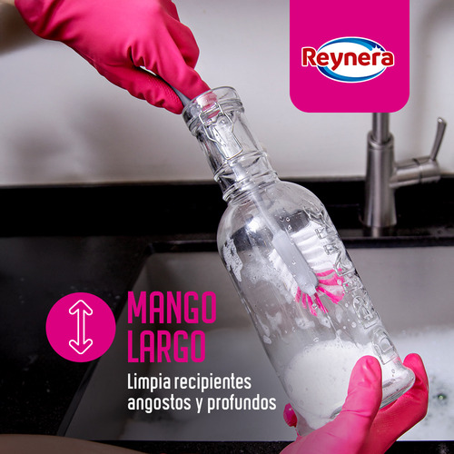 Kit Cepillos Para La Limpieza De Recipientes 24 Pzas Reynera Color Gris