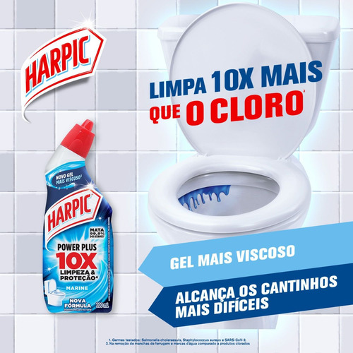 Desinfetante Sanitário Líquido Harpic Power Plus 200ml