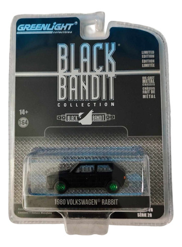 Greenlight Black Bandit: 1980 Volkswagen Rabbit Greenmachine