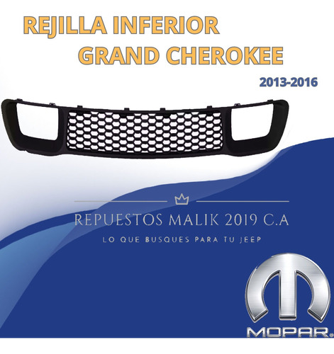 Rejilla Inferior Grand Cherokee 2013-2016