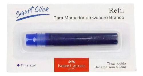 Refil Para Marcador Canetão Recarregável Faber Castell Azul