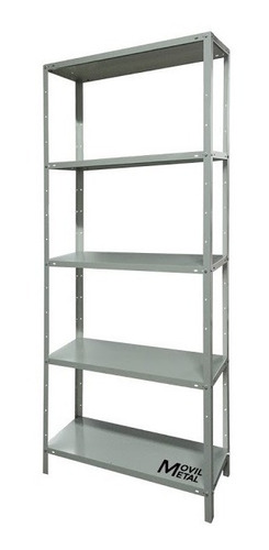 Estanterias Metal Galvanizadas 2mts .5 Estantes Regatones