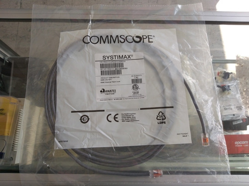 24 Piezas Patch Cord Systimax Commscope Cat6 10ft Gris 