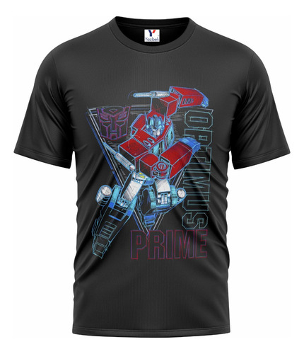 Playera Optimus Prime Transformers, 100% Algodón 02