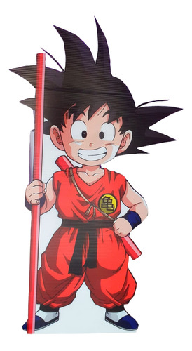 Dragon Ball Goku Niño Figura Para Decoración Coroplast 1 M