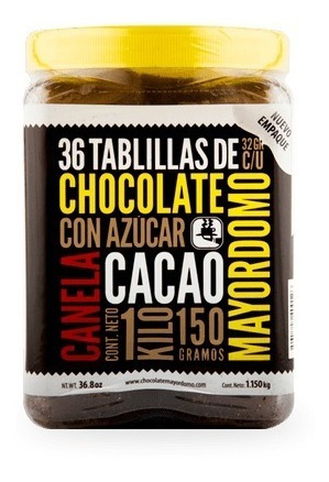 Chocolate Mayordomo 2 Botes 1.150 G Cada Uno