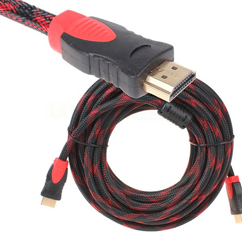 Cable Hdmi V.1.4 M/m 10.0m Mallado Premium Wtel4002 - Tecsys