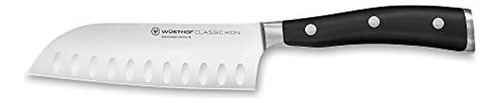 Wüsthof Classic Cuchillo Santoku De Borde Hueco Ikon De 5 