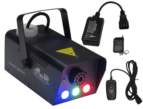 Máquina De Humo Led  Gbr Control Inalambrico + Cable Envio