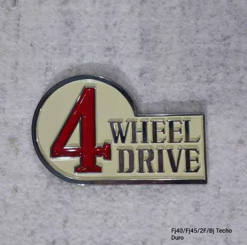 Emblema 4 Wheel Drive Toyota Fj40 Fj45
