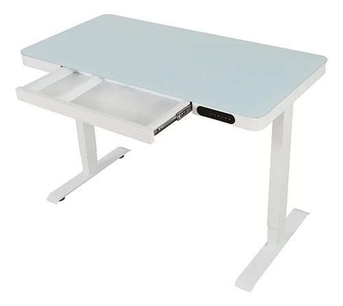 Escritorio Electectrica Altura Ajustable Con Tablero Cristal
