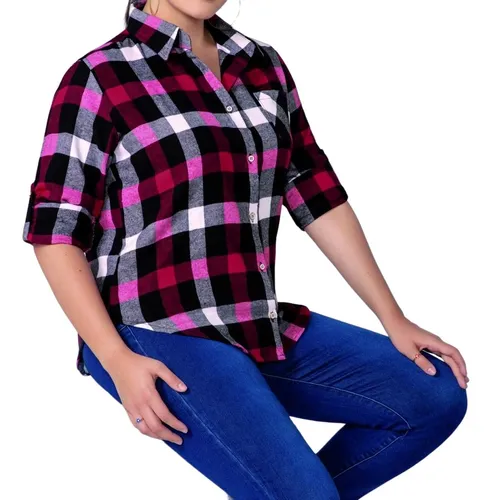 Camisa de cuadros dama new arrivals