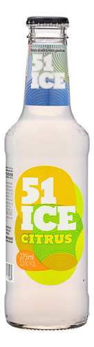 Bebida Mista Alcoólica Gaseificada Citrus 51 Ice Garrafa 275ml