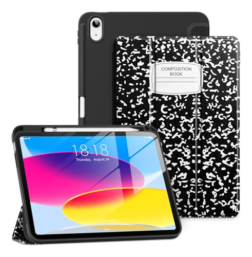 Dtto For iPad 10th Generation Case 10.9 Inch 2022, Slim Tri-