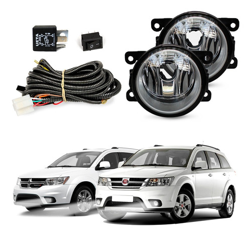 Kit Farol Milha Freemont 2011 2012 Dodge Journey 2009 A 2014