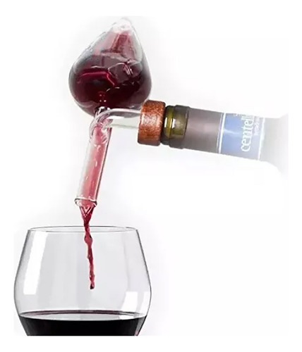 1pcs Aireador Y Decantador De Vino Centellino Areadivino