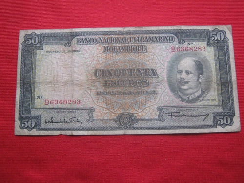 Mozambique 50 Escudos 1958 