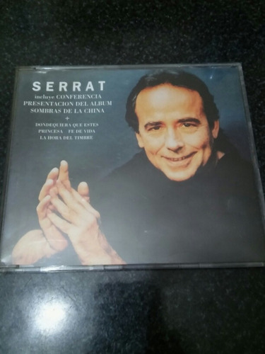 Cd Single. Serrat. Album Sombras De La China. Impecable!