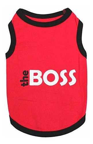Camiseta Para Mascotas 'the Boss' - Talla 5xl