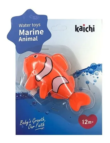 Pez Para El Agua Mueve Aleta A Cuerda 11.5cm - 10652