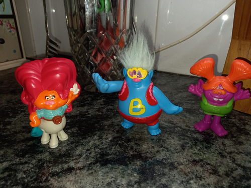 Muñecos 4 De Trolls De Mc Donald!!