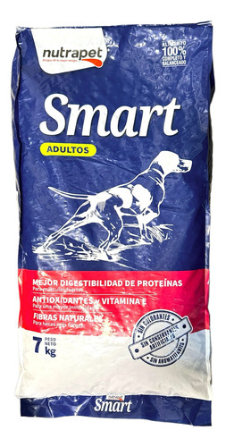 Comida Perro Adulto Smart 7kg Todas Las Razas Sin Colorantes