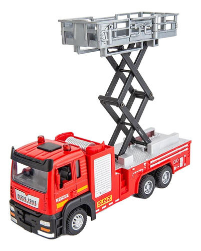 Camión De Escala 1/32, Camión De Bomberos, Juguete De