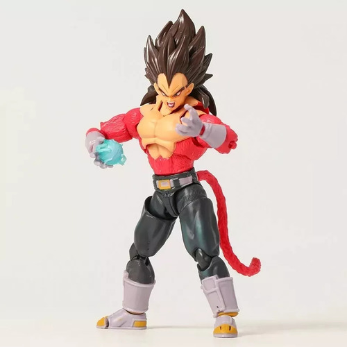 Figura Shf Ssj4 Vegeta Dragon Ball Gt, Boneco De Ação, Jarro