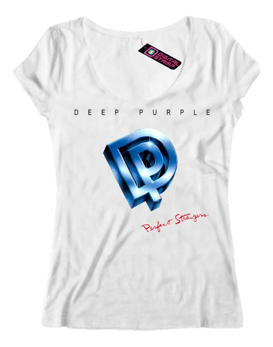 Remera Deep Purple Perfecto Extraño 4 Dtg Premium Mujer