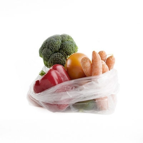 Imagem 4 de 11 de Kit 2 Bobina Saco Para Legume Picotado Plástico 35x50 C/500