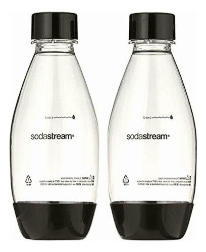 Sodastream Botellas De Carbonatación Delgadas Negras De 5